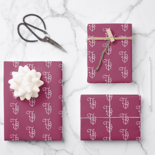 Pi Beta Phi Elegant Greek Letters Wrapping Paper Sheets