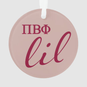 Pi Beta Phi Lil Script Ornament
