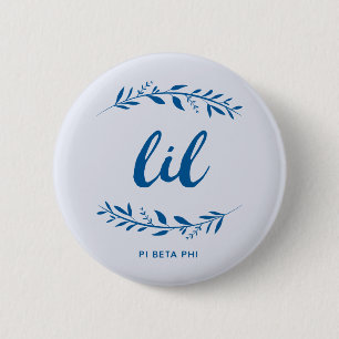 Pi Beta Phi Lil Wreath Button