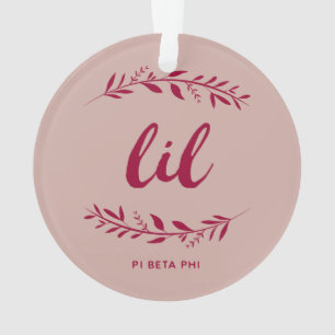 Pi Beta Phi Lil Wreath Ornament