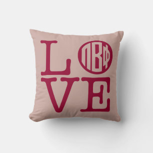 Pi Beta Phi Love Throw Pillow