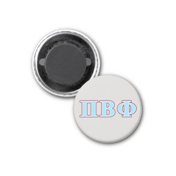 Pi Beta Phi Maroon And Blue Letters Magnet by pibetaphi at Zazzle