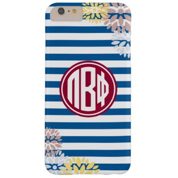 Pi Beta Phi | Monogram Stripe Pattern Barely There Iphone 6 Plus Case by pibetaphi at Zazzle