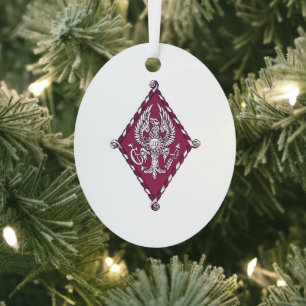 Pi Beta Phi Sorority Crest Metal Ornament