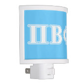 Pi Beta Phi White and Blue Letters Night Light (Right)