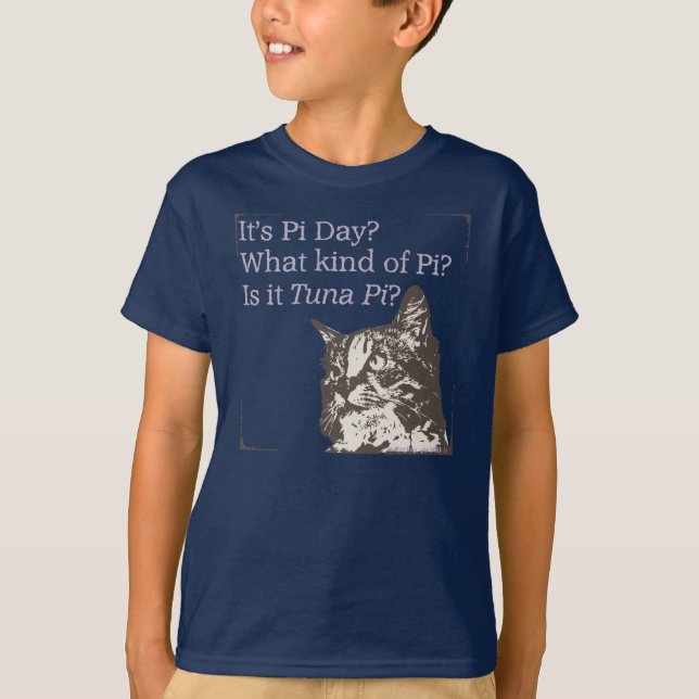 Pi Cat Tuna T-Shirt (Front)
