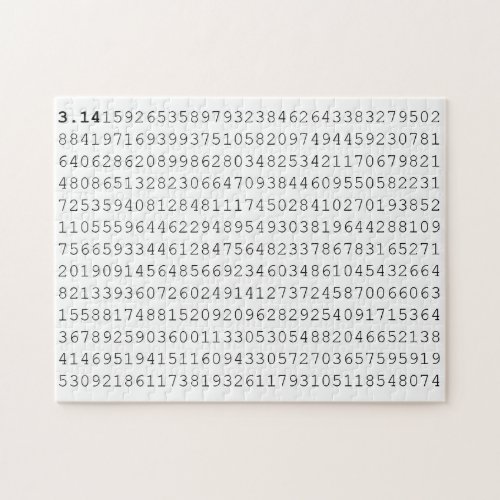 Pi Celebrate 314 Pi Day Jigsaw Puzzle