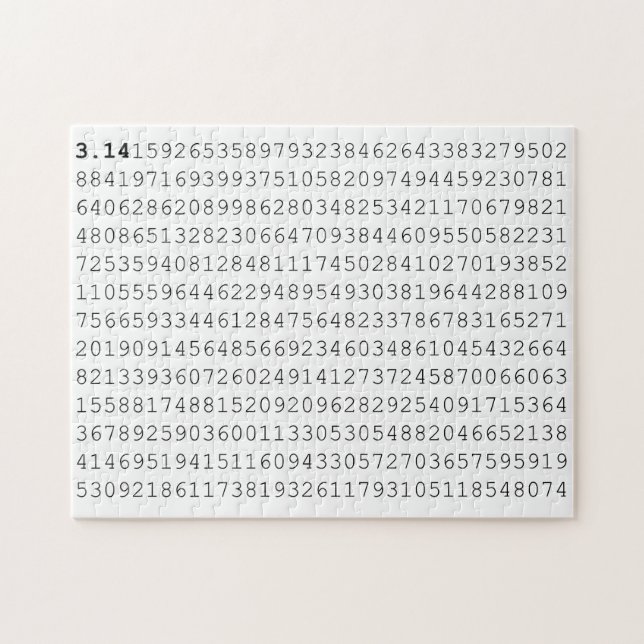 Pi Celebrate 3.14 Pi Day Jigsaw Puzzle (Horizontal)