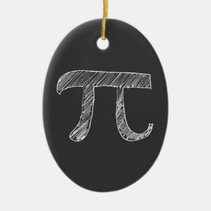 Pi Ceramic Ornament