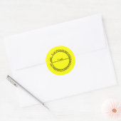 Pi Circle Classic Round Sticker (Envelope)