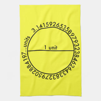 Pi Circle Kitchen Towel