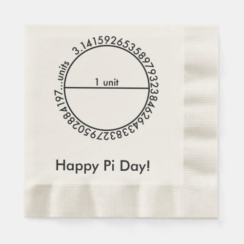 Pi Circle Napkins