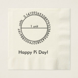 Pi Circle Napkins