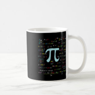 Pi Circle Number Formulas Nerdy Mathematicians Pi Coffee Mug