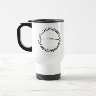 Pi Circle Travel Mug