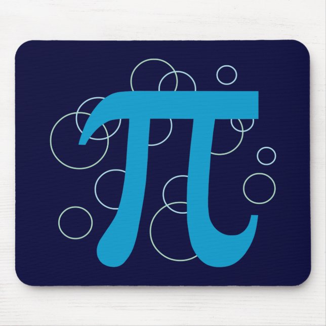 Pi Circles Mouse Pad (Front)