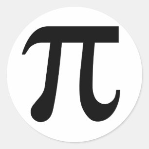 Pi Classic Round Sticker