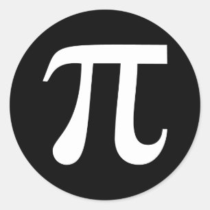 Pi Classic Round Sticker