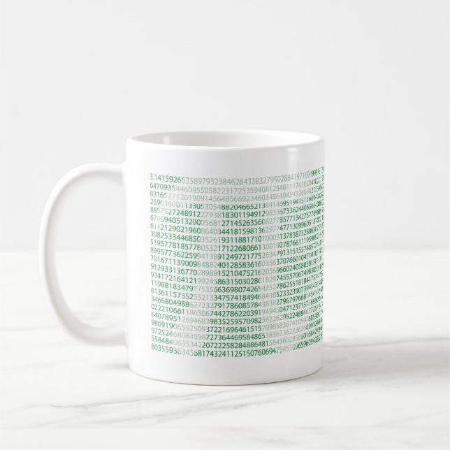 Pi Coffee Mug (Left)