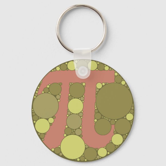 Pi Colorblind Colors Keychain (Front)