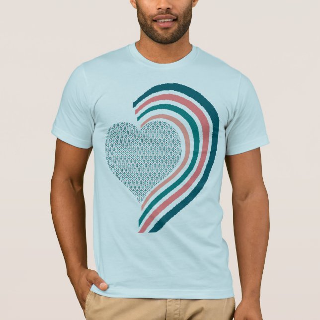 Pi Complex Heart T-Shirt (Front)