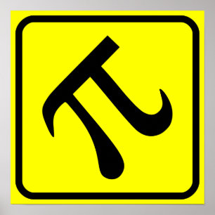 Pi Crossing Zone Poster