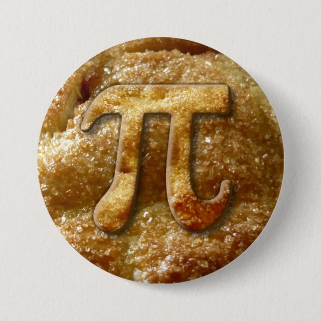 Pi Crust Pinback Button (Front)