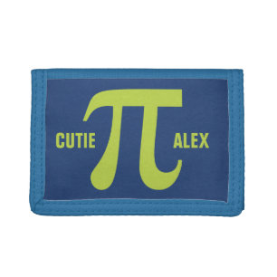 Pi / Cutie Pie custom text wallets