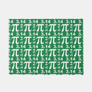 Pi Dark Green Doormat