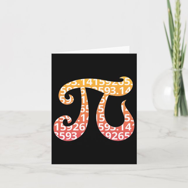 Pi Day 1  Card (Front)