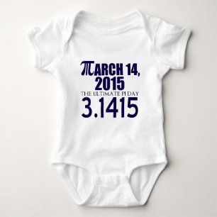 Pi Day 2015 Baby Bodysuit