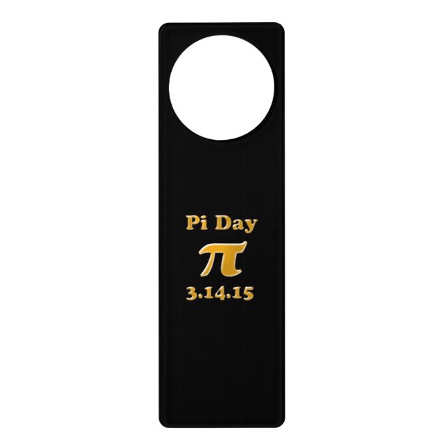 Pi Day 2015 Door Hanger (Front)