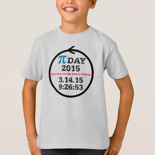 Pi Day 2015 kids tshirt M