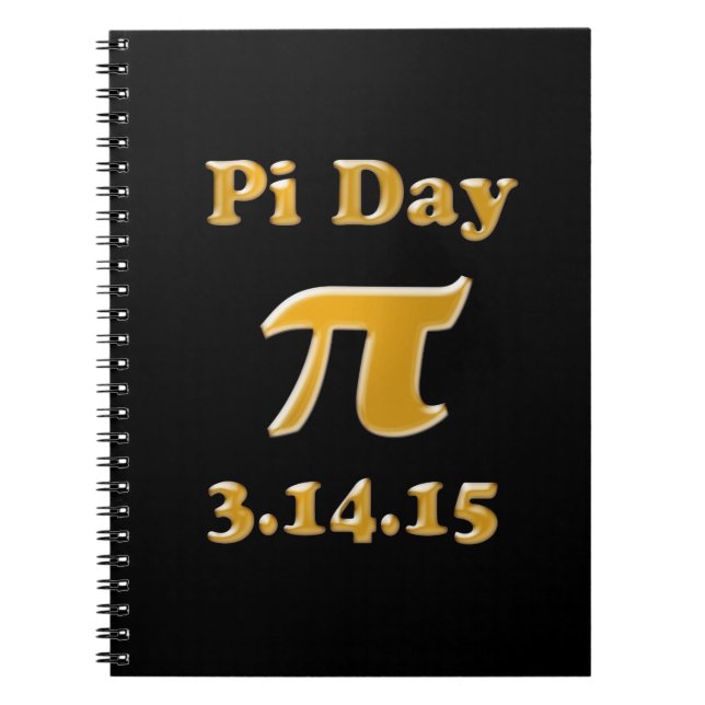 Pi Day 2015 Notebook (Front)