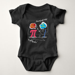 Pi Day 2020 Mathematics Nerd Math Teacher Formula Baby Bodysuit