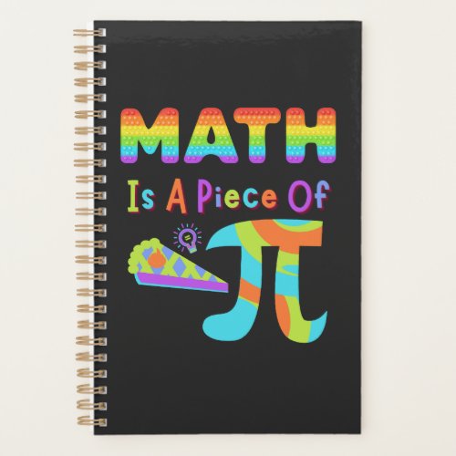 Pi Day 2023 Math Is A Piece Of Pi Rainbow Letters  Planner
