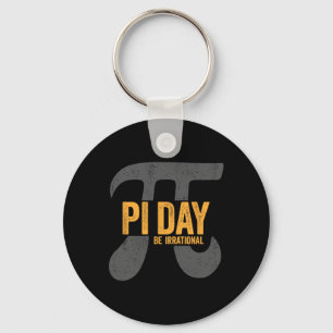 Pi Day 2025 Funny Math Teacher Kids 3.14 Inspire P Keychain