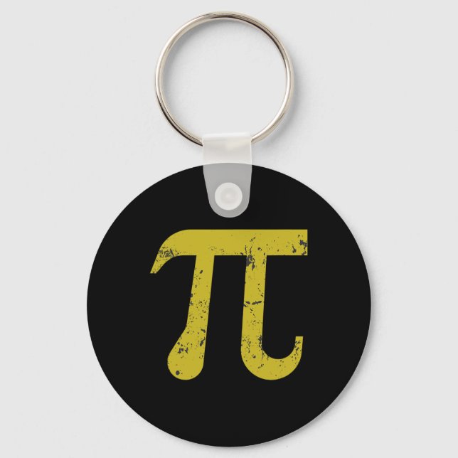 Pi Day 2025 Pi Symbol  Keychain (Front)