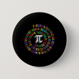 Pi Day 3.14159 Pi Symbol Science And Math Teacher  Button