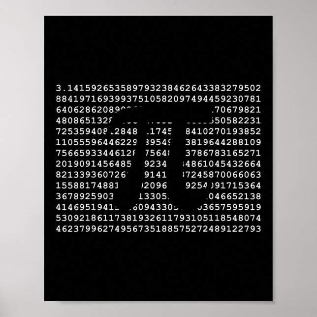 Pi Day 3.14 Cool Funny Nerd Math Geek  Poster (Front)