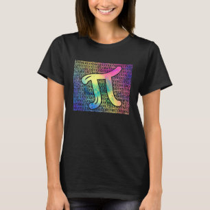 Pi Day 3 14 Cool Nerd Math Geek Rainbow Vintage T-Shirt