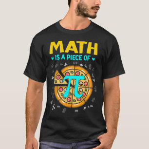 Pi Day 3.14 Math Is A Piece Of Pizza Bitcoin Start T-Shirt