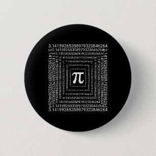Pi Day 3.14 Math Teacher Kids Boys Girls Pi Day  Button