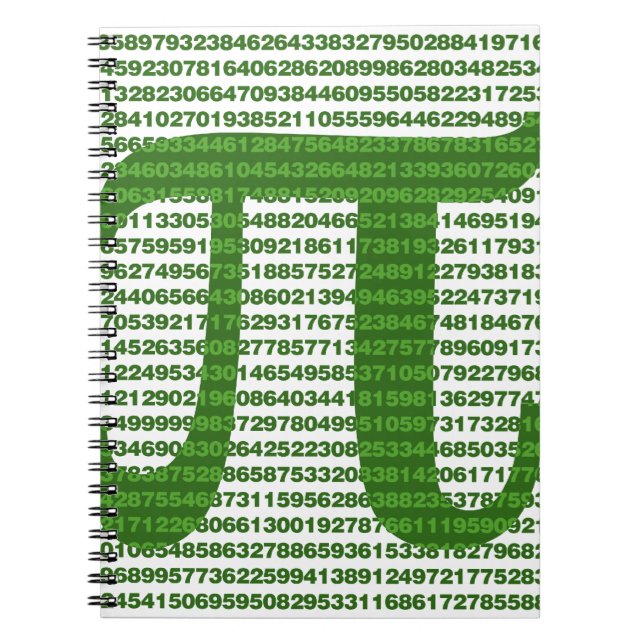 Pi Day 3.14 Notebook (Front)