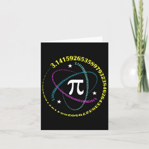 Pi Day 3.14 Pi Day Funny Math Lover Happy Pi Day 1 Card