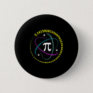 Pi Day 3,14 Pi Number Symbol Math Science Gift _2 Button