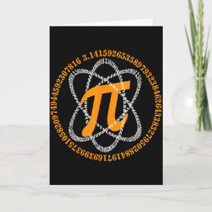 Pi Day 3,14 Pi Number Symbol Math Science Gift Card
