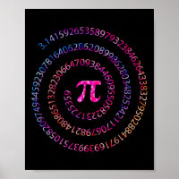 Pi Day 3.14 Spiral Pi Numbers Math Teacher Women K