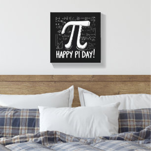 Pi Day Canvas Print – Stylish Math Art for Pi Day