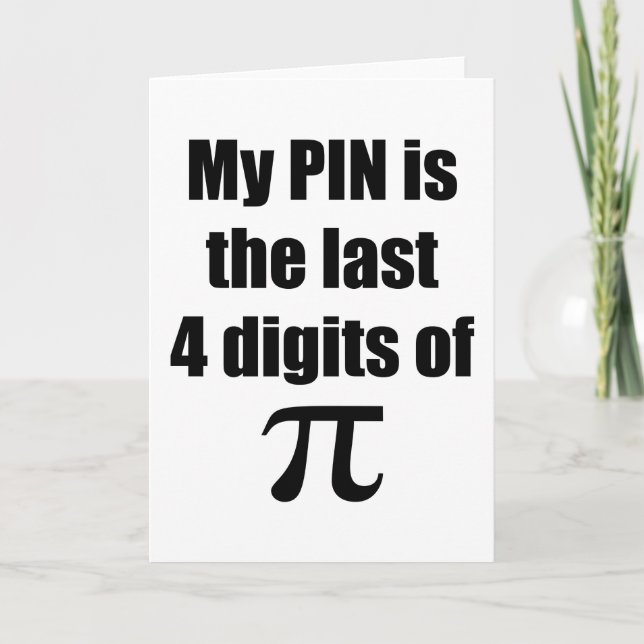 Pi Day Card (Front)
